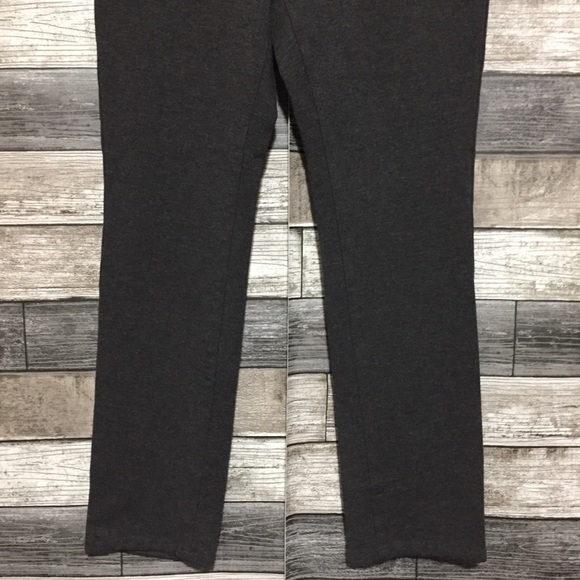 NYDJ Knit Stretch Pants Women’s 6P Gray (Inseam 26.5) Ponte Knit Rayon Blend - Picture 6 of 9